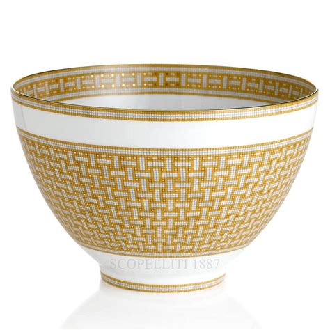 hermes bowl set|Hermes mosaique tray.